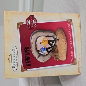 Hallmark Keepsake Ornament Star Trek Kirk and Spock 2007 Magic Voice/Light